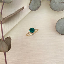 Load image into Gallery viewer, Hydrothermal Emerald Ring
