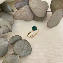 Load image into Gallery viewer, Hydrothermal Emerald Ring
