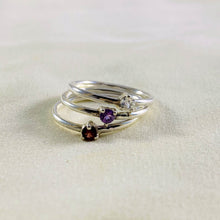 Load image into Gallery viewer, Dainty Birthstone Ring
