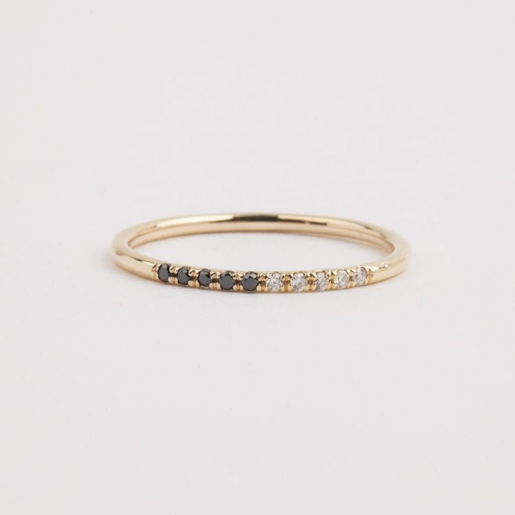 Night and Day Diamond Eternity Ring